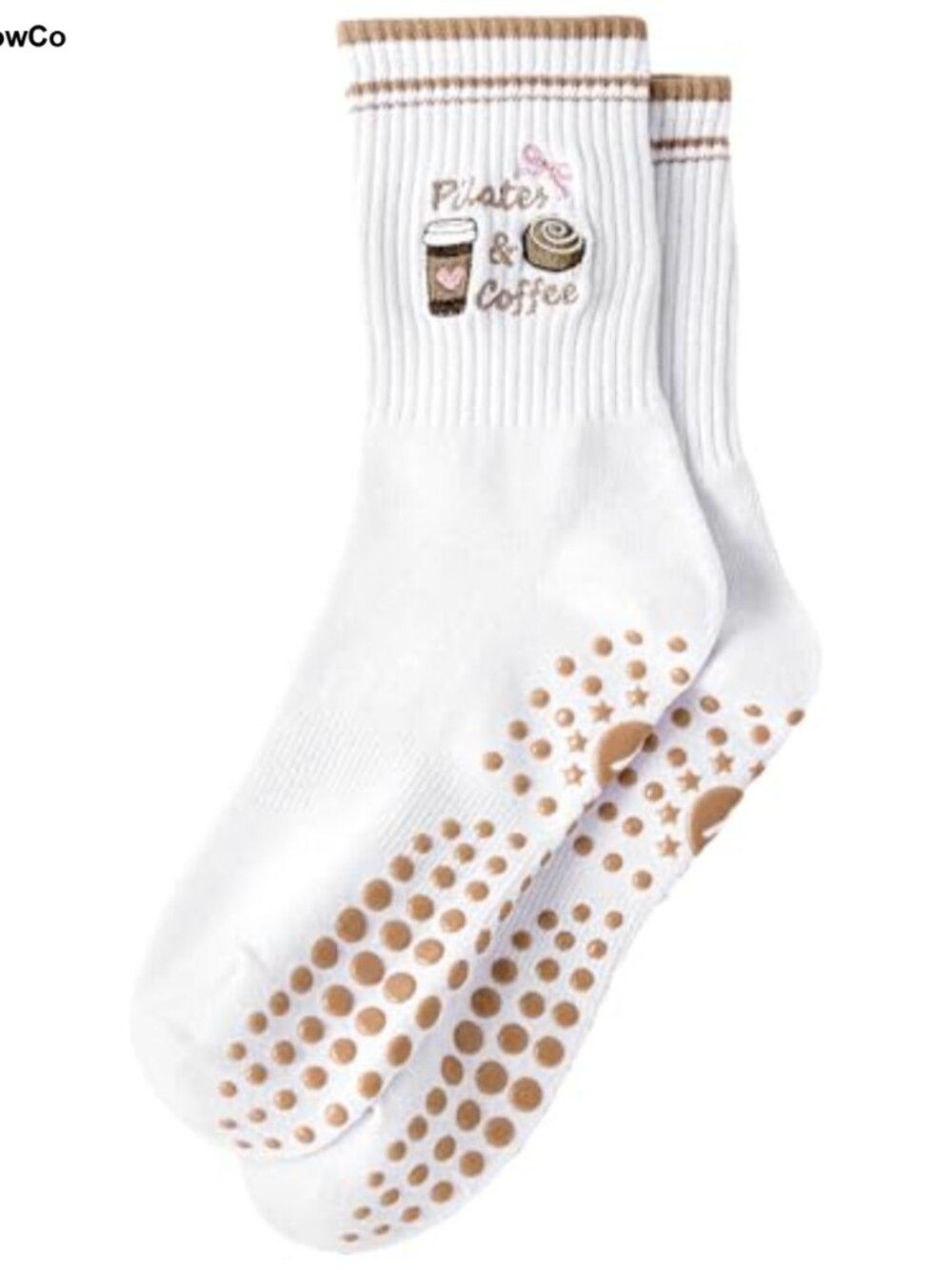 Grip Socks for Women Pilates Yoga Non-Slip Cotton